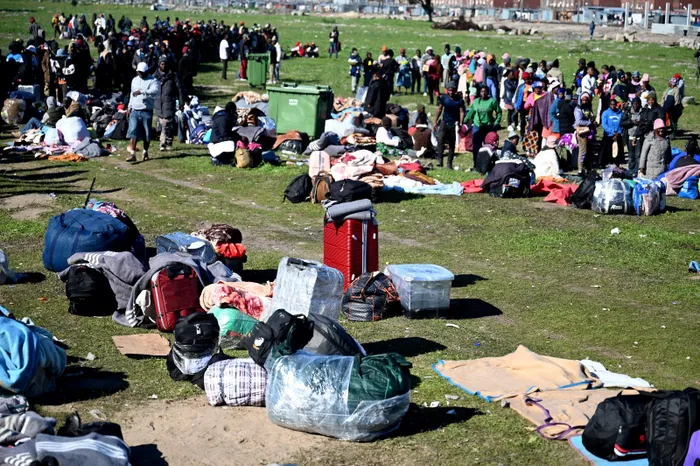 Foreign nationals camped outside the Epping repatriation centre in Cape Town, seeking assistance after the facility's closure left them stranded, have now been transported via bus.