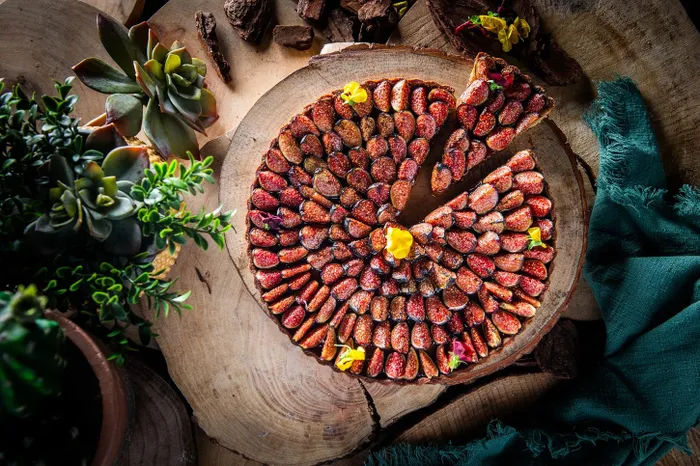 This decadent brûlée fig tart is the show-stopper.
