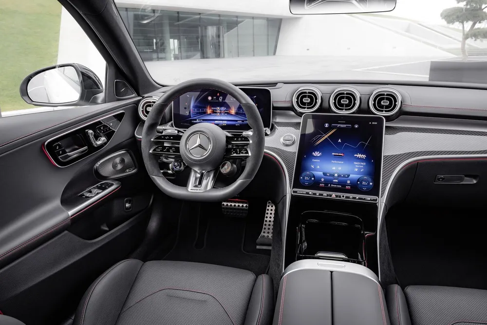 2022 Mercedes-AMG C43 sedan interior