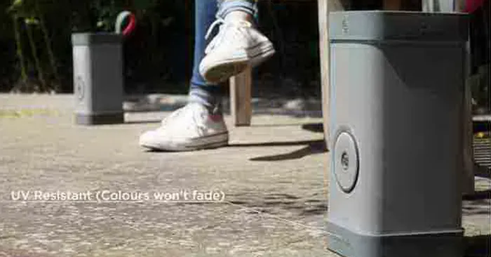 Bayan's Soundscene speakers will survive a water shower.