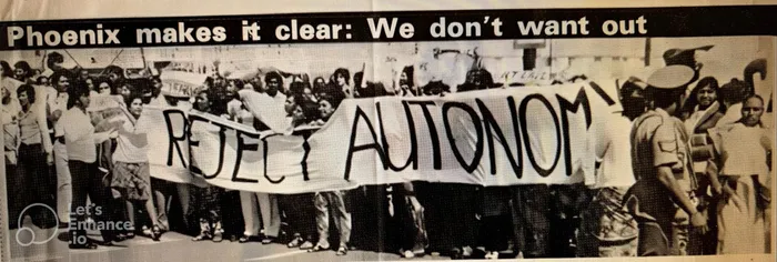 The community of Phoenix mobilised against Autonomy. 