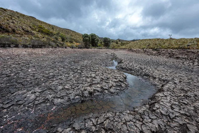 General view of lagoons in "Pan de Azucar" Natural Park at the Paramo el Consuelo in Belen, Boyaca Department, Colombia.