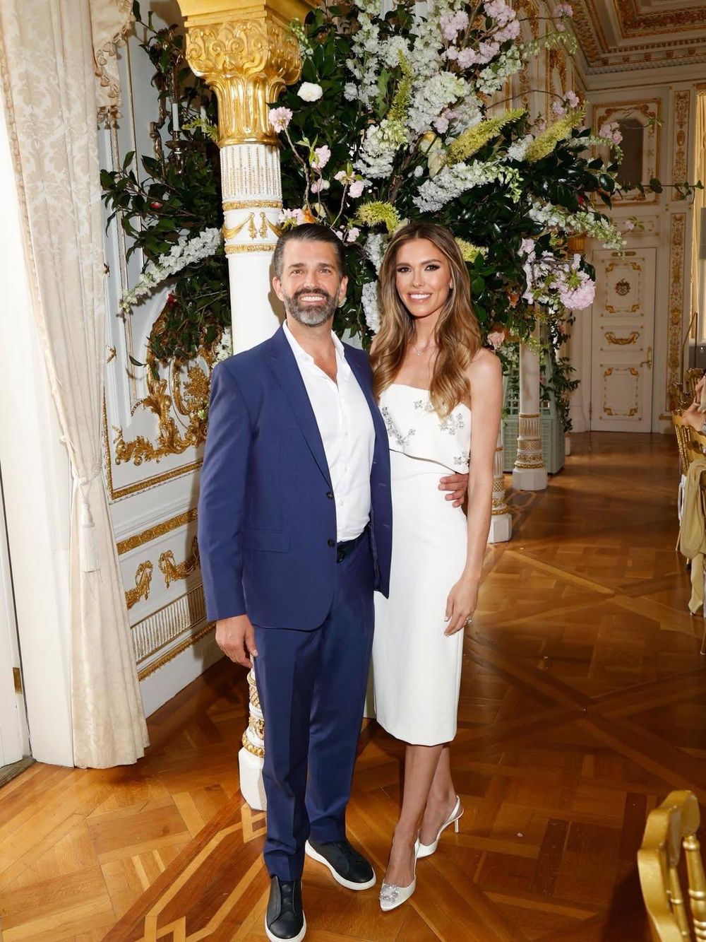 Donald Trump Jr and Bettina Anderson tie the knot in the Bahamas