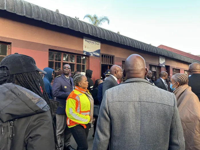 
Members of the Inter-Ministerial Committee (IMC) on Migration conduct an unannounced oversight inspection at the Lindela Repatriation Centre in Krugersdorp on Friday. 