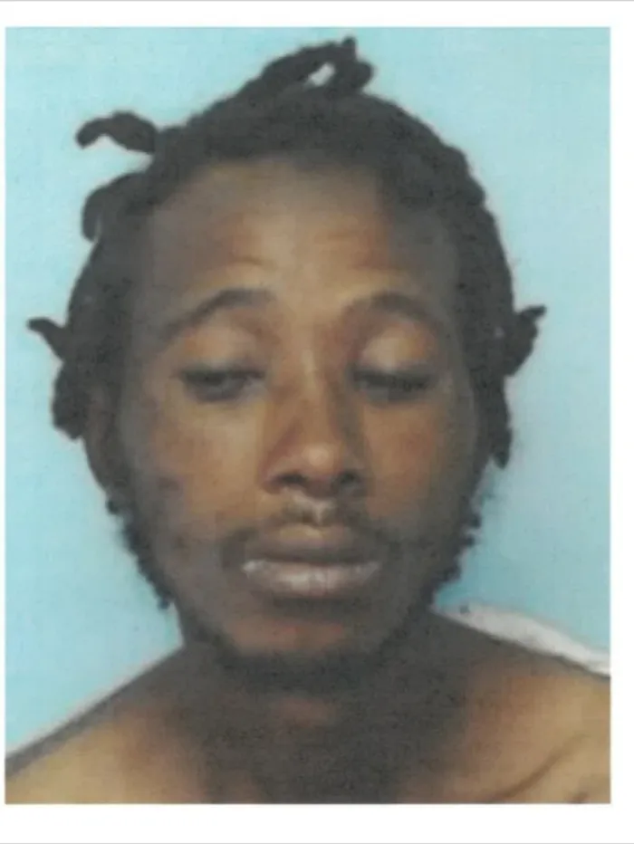 The police photo of a man who escaped