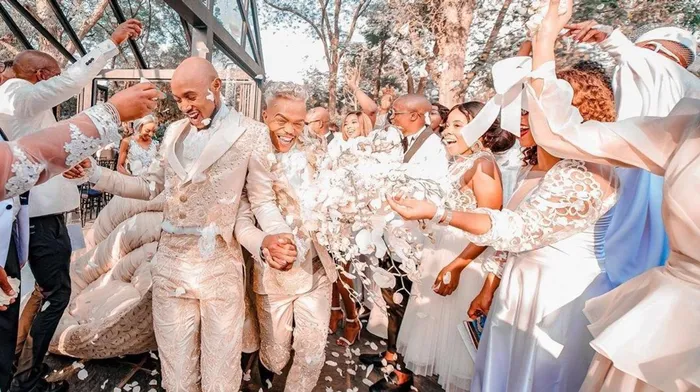 Somizi Mhlongo and Mohale Motaung. Picture: Instagram