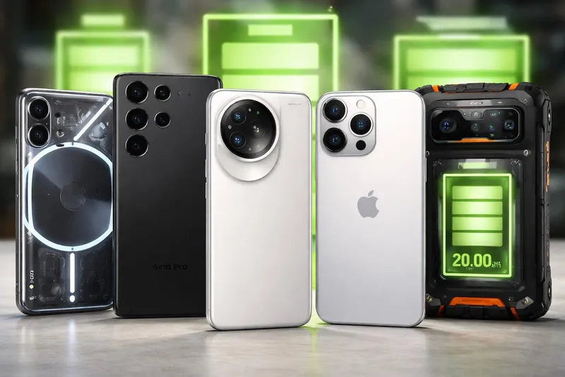 A look at some of the best smartphones of 2026, when it comes to exceptional battery life