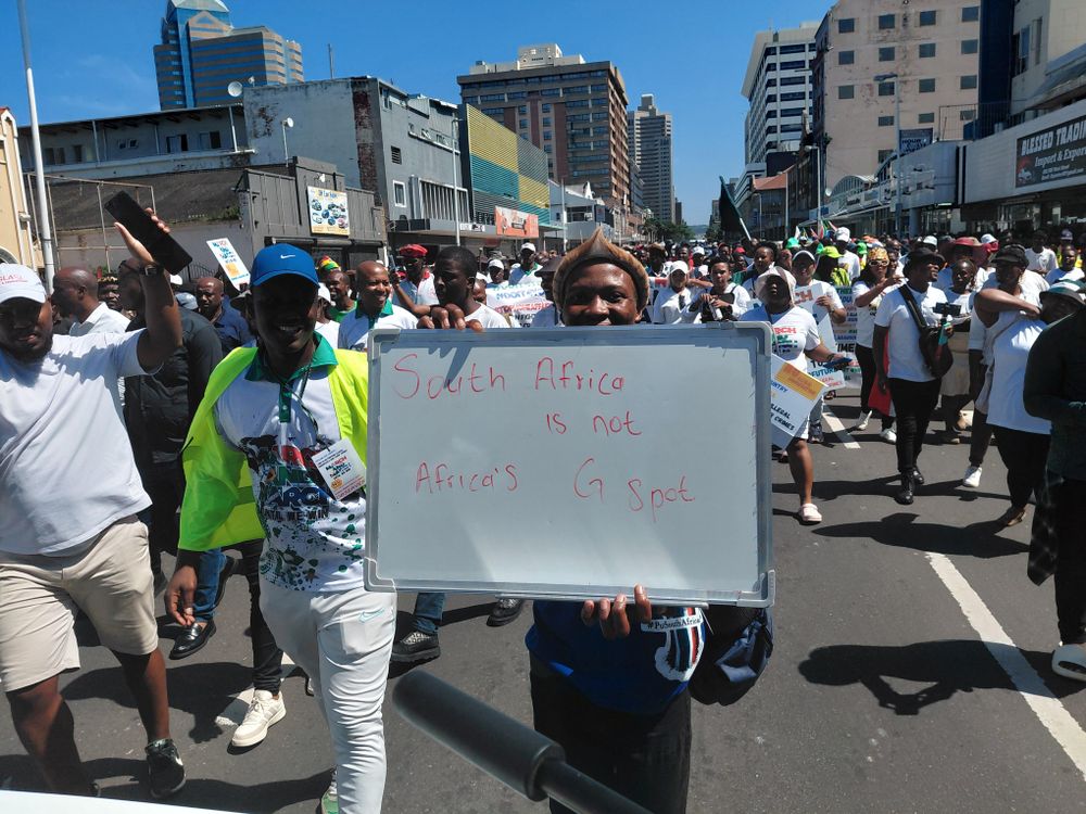 March and March leader blames Ramaphosa for immigration crisis