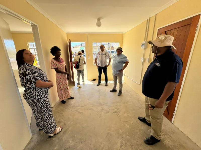 Calvinia families step into new homes as MEC Vass hands over latest units