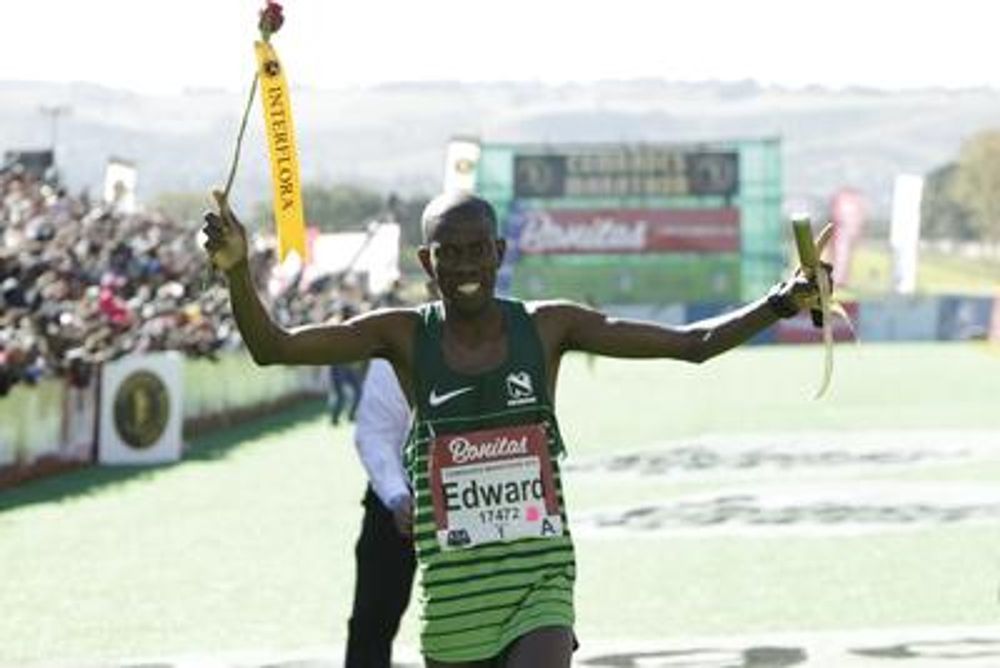 Edward Mothibi attributes Comrades victory to strong family support