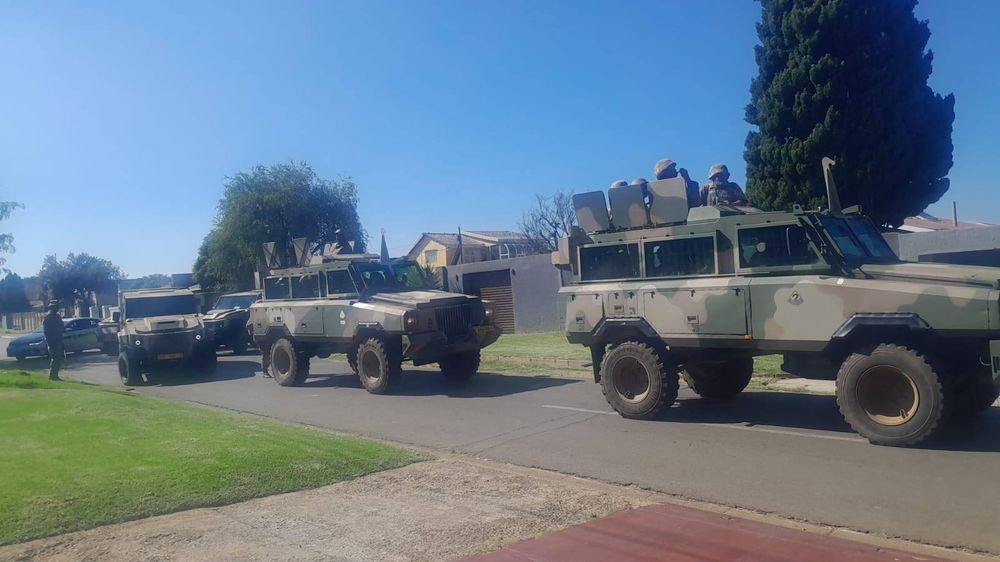 PICTURES: Army rolls into Eldorado Park as crime crackdown begins