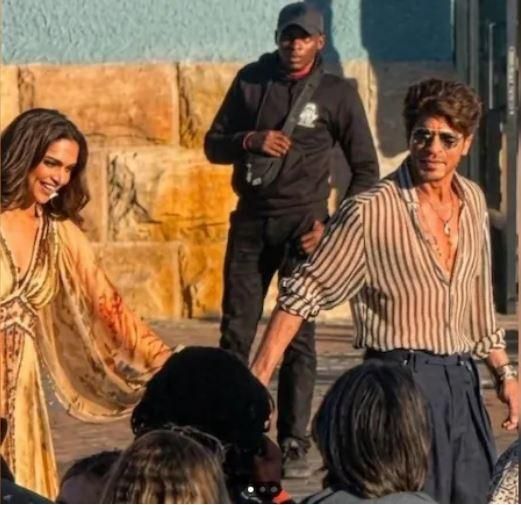Shah Rukh Khan and Deepika Padukone spotted filming 'King' in Cape Town