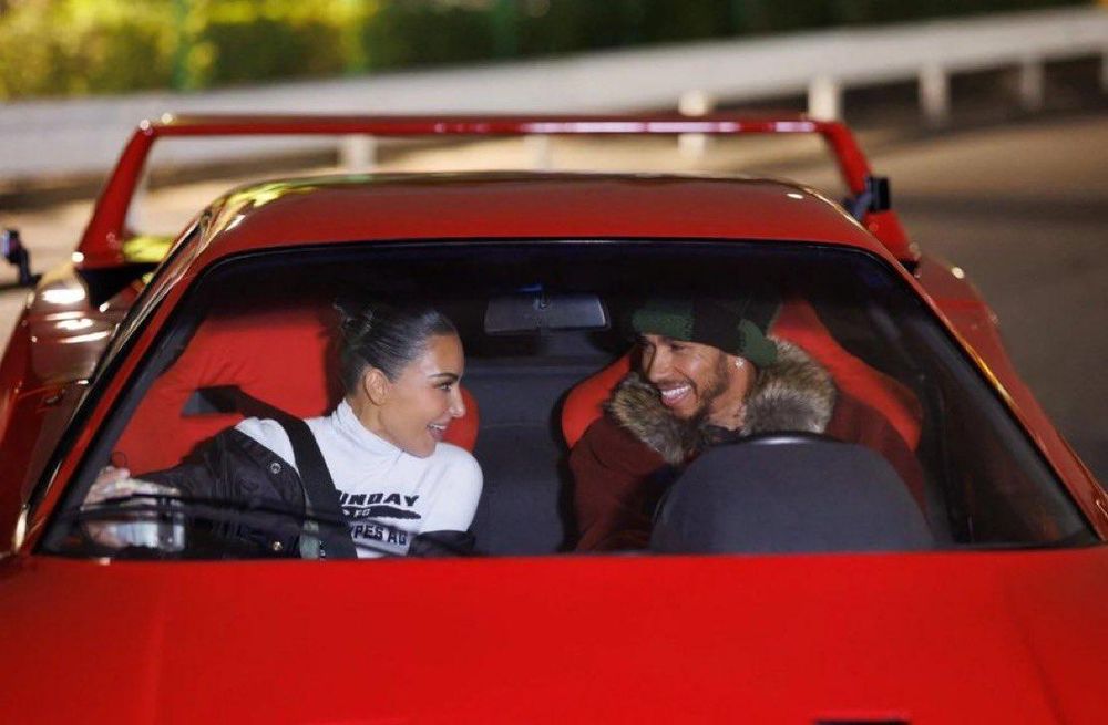 Lewis Hamilton and Kim Kardashian Make Relationship Instagram Official