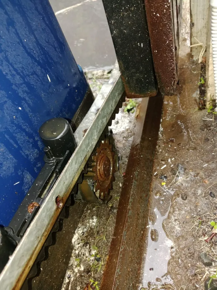 Damaged motorised gate at Philisa Abafazi Bethu in Retreat after strong winds bent rails and broke the mechanism, adding to mounting repair costs at the shelter.