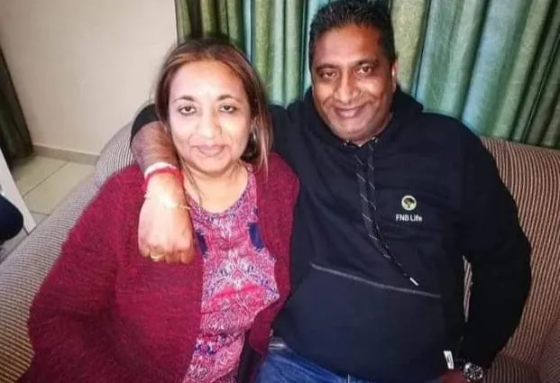 Babita Deokaran with her brother Rakesh, whose unwavering support continues to fuel the family's quest for justice following her murder in August 2021, as she bravely exposed R850 million in corruption at Tembisa Hospital.
