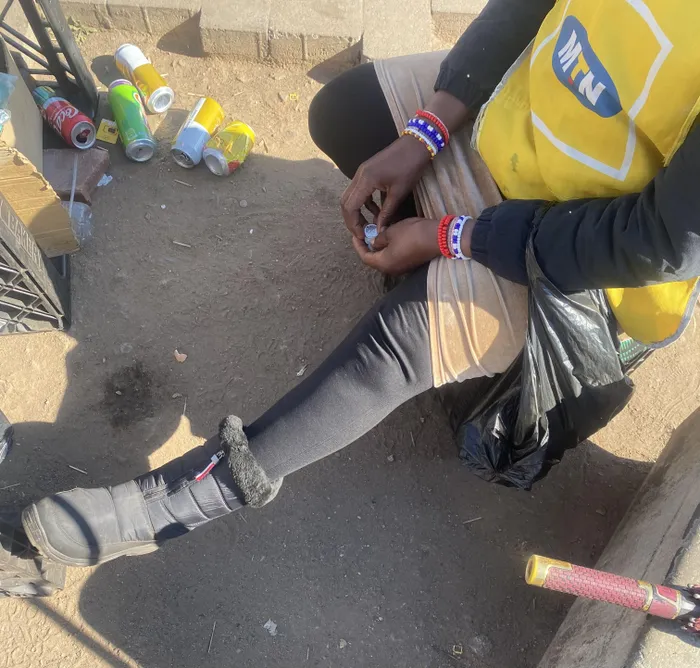 A street vendor selling snacks and drinks near the Bree Taxi Rank in Johannesburg CBD says business has slowed ahead of the June 30 protests.
