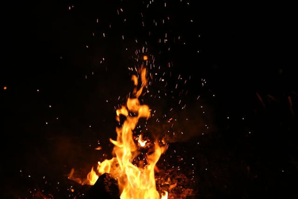 Grandmother Stories fire Sockamoccs
