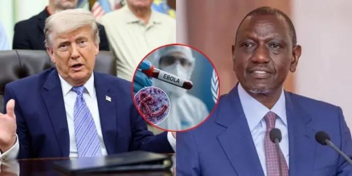 Trump ordered US military to build Ebola quarantine site in Kenya.