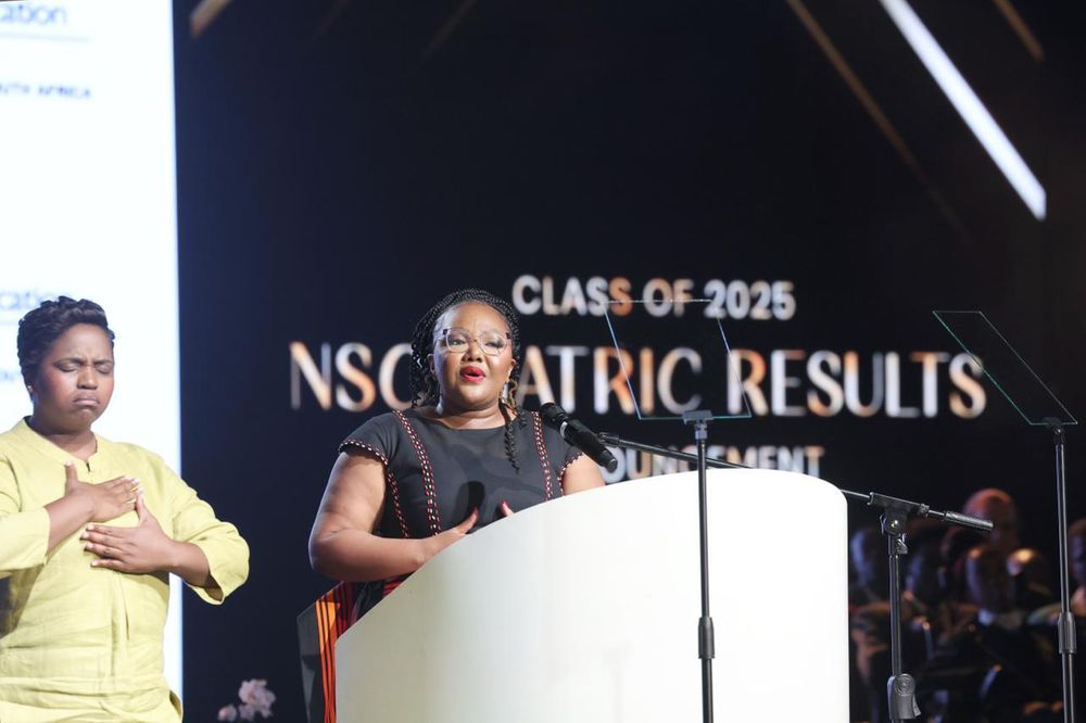 WATCH: Basic Education Minister Siviwe Gwarube reveals 88% pass rate for class of 2025