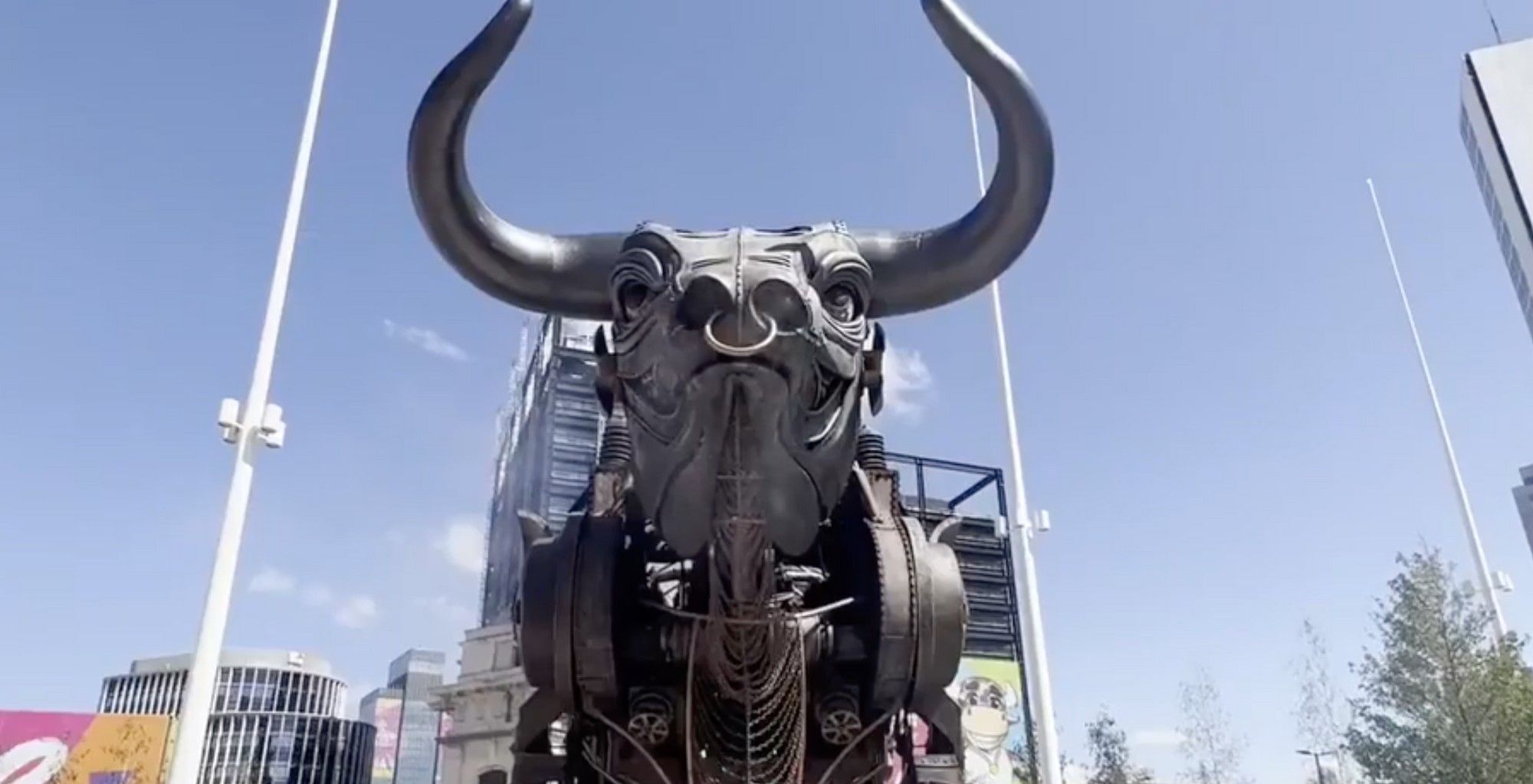 WATCH: Raging Bull! Birmingham's Bovine Statue Named After Ozzy Osbourne