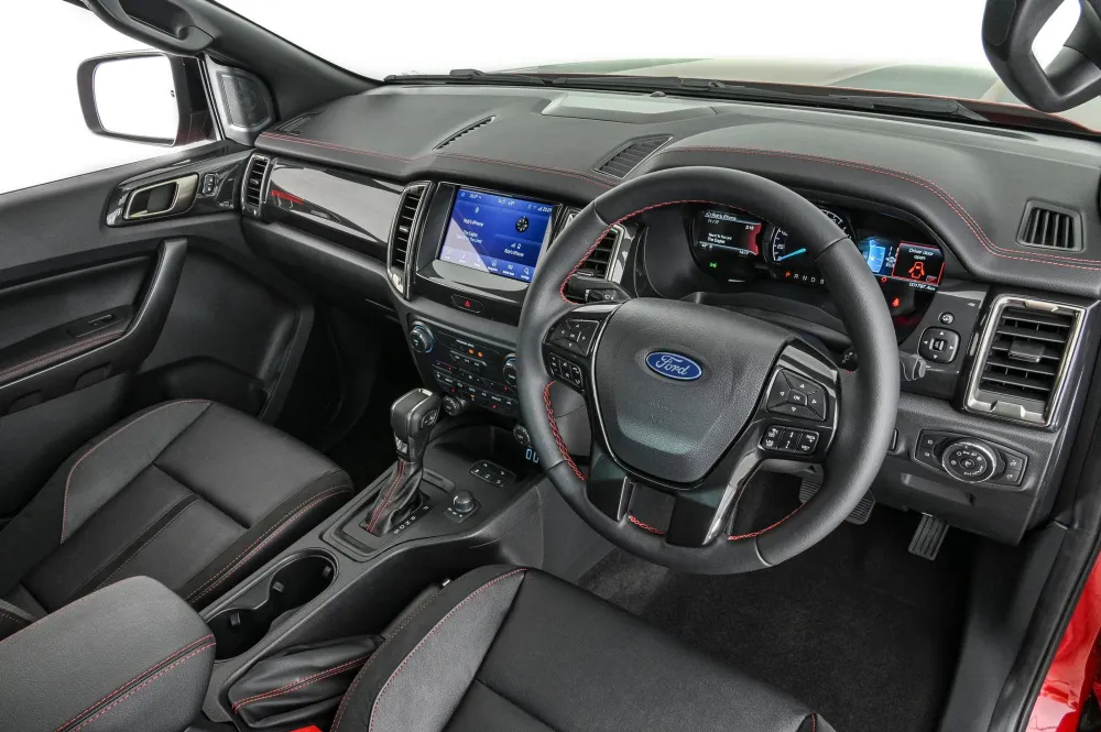 2021 Ford Ranger Stormtrak interior