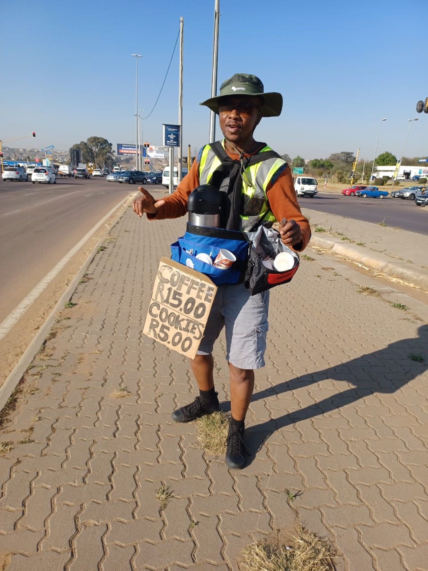 Roadside Coffee And Cookies At Centurion Intersection Help Jobless Man