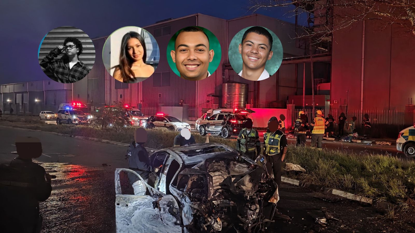 Heartfelt tributes for four youngsters killed in Brackenfell crash