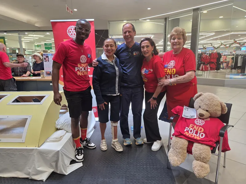 Blouberg Rotary Club raises polio awareness in Table View