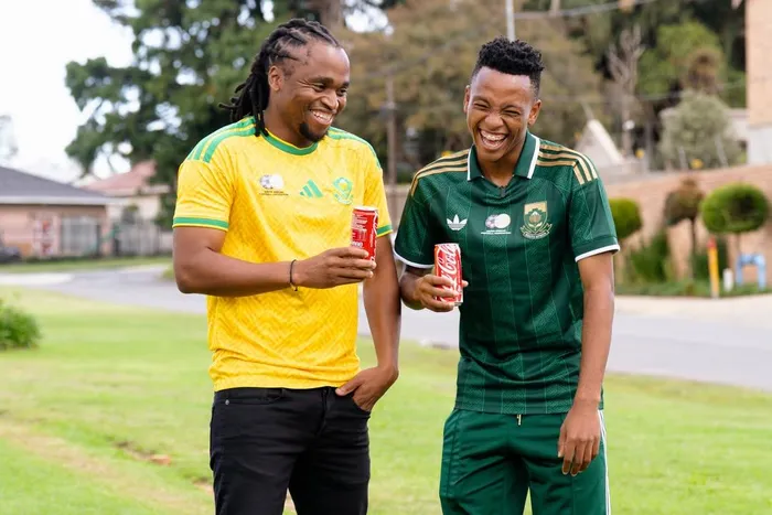 Ahead of Bafana Bafana's travel to the 2026 FIFA World Cup, legendary soccer star Siphiwe Tshabalala linked up with rising star Relebohile Mofokeng.