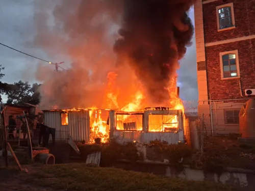 Devastating fire leaves eight families homeless in Diep River as community rallies for support