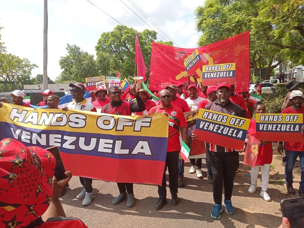 South African civil society rallies for Venezuela's Maduro amid US invasion
