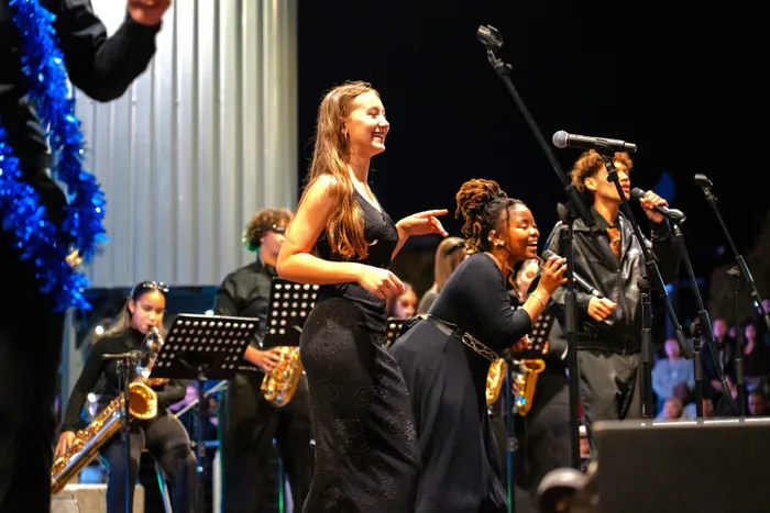 The Pinelands High School’s Jazz Band in full flight during the Band Slam Finals.