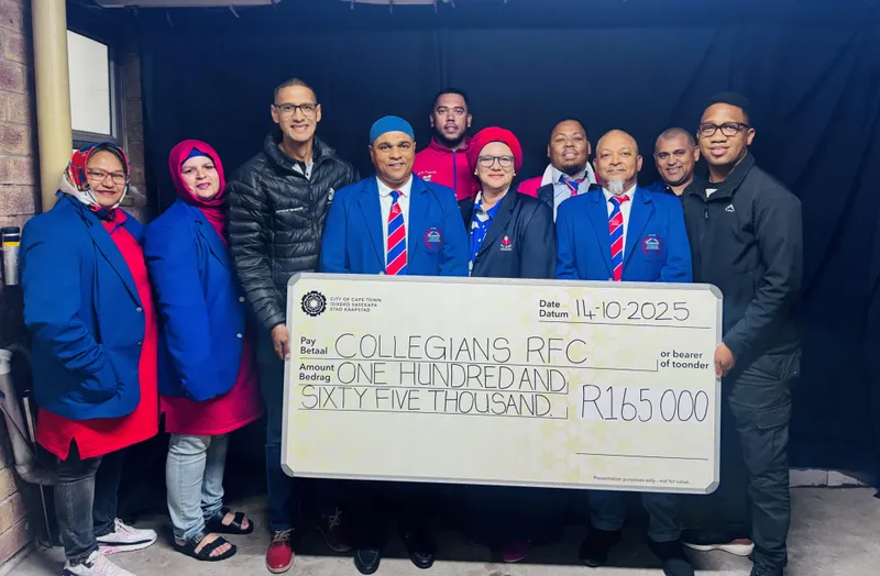 City invests R165 000 in Collegians RFC for facility upgrades