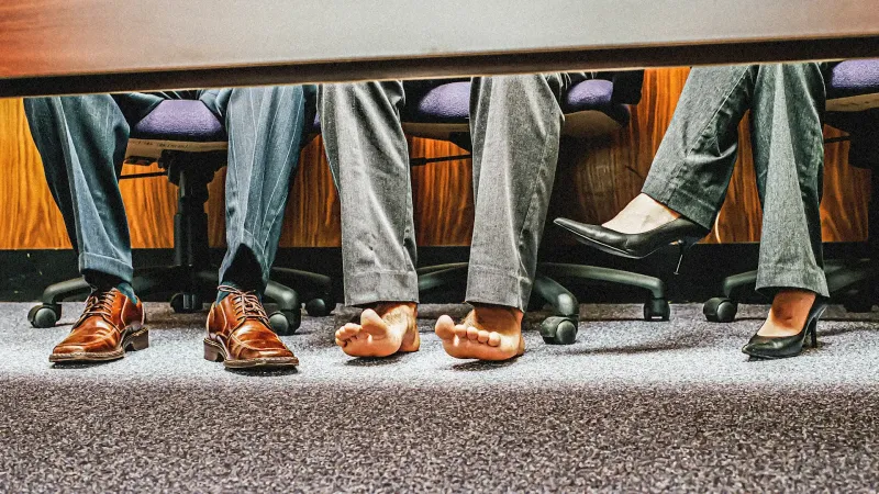 Is the shoeless office trend here to stay?
