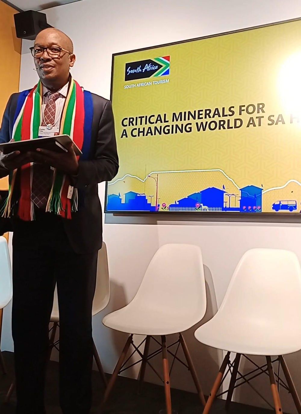 Parks Tau outlines SA's industrial strategy for a Just Energy transition at WEF