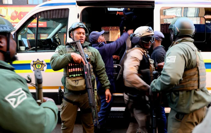 Private security, accompanied by members of the SAPS, has been conducting operations in Hillbrow, checking whether immigrants have the correct documentation. They arrested a few people during the operation, which has been ongoing for some days.  