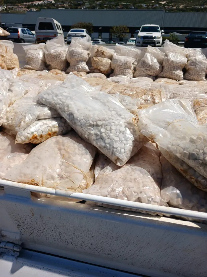 Over 170,000 mandrax tablets were recovered. 