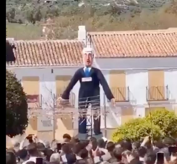 WATCH: Israel fumes over Netanyahu effigy blown up in Spain