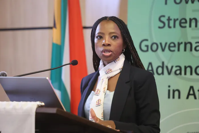 Public Protector Advocate Kholeka Gcaleka addressed the media on Friday, where she released preliminary findings of a systemic investigation into food safety failures at informal food outlets.