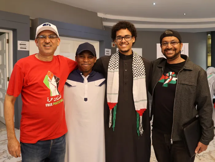 Milo Mahomed, from left, Ibrahim Khalea, Umar Dube and Aman Khan. 