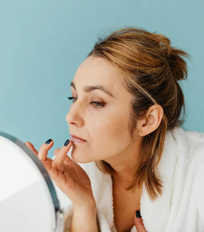 Unfortunately, thinner lips are one of the most common signs of ageing. 