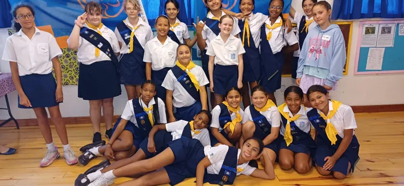 Cape Peninsula Girl Guides joyfully welcome new members at Bergvliet event