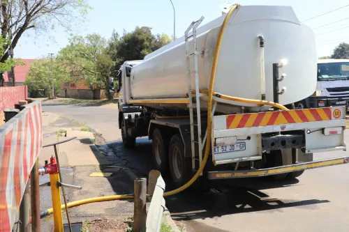 Minister says 'no' long-term water tankering
