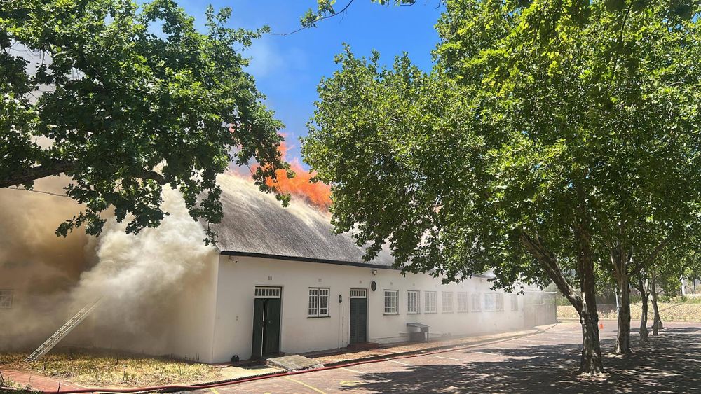 Fire ravages historic Laborie Wine Estate, destroying restaurant and accommodation