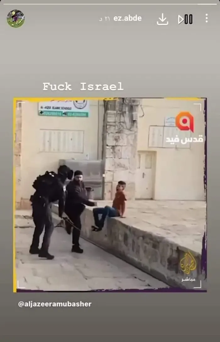The artist Lowkey rightly pointed out the duplicity by including in his post a photo of Joan Laporta meeting with Israeli President Isaac Herzog at his official residence in 2021.