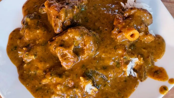 Delicious dhall gosth curried by Saleem Rashid who has "perfected" a four generational old recipe. 