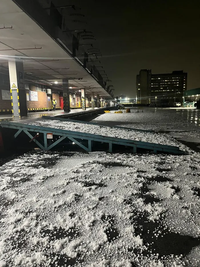 Hailstorm Pummels Kempton Park Leaving Damage In Its Wake