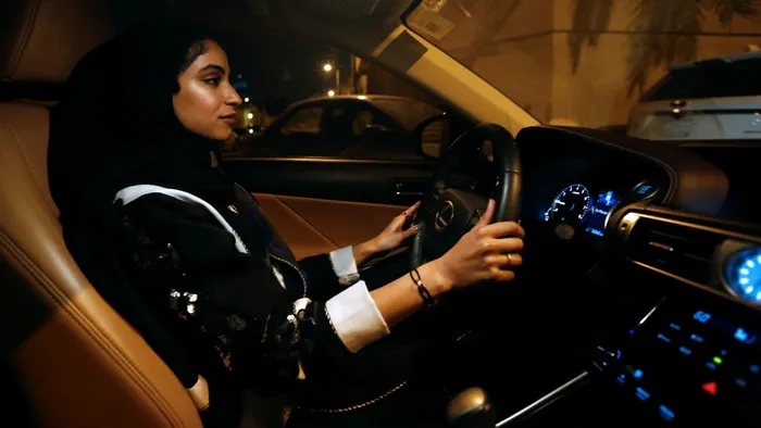 Majdooleen was among the first Saudi women allowed to drive in Saudi Arabia. Picture: Faisal Al Nasser / Reuters.