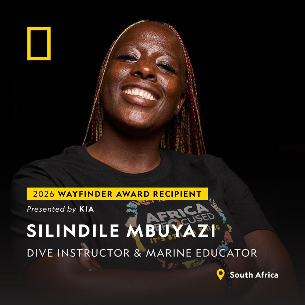 SA ocean conservationist Silindile Mbuyazi honoured with National Geographic global Wayfinder Award recognition