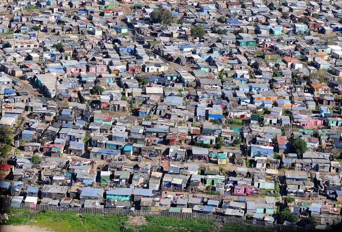 An aerial view of part of Khayelitsha.
